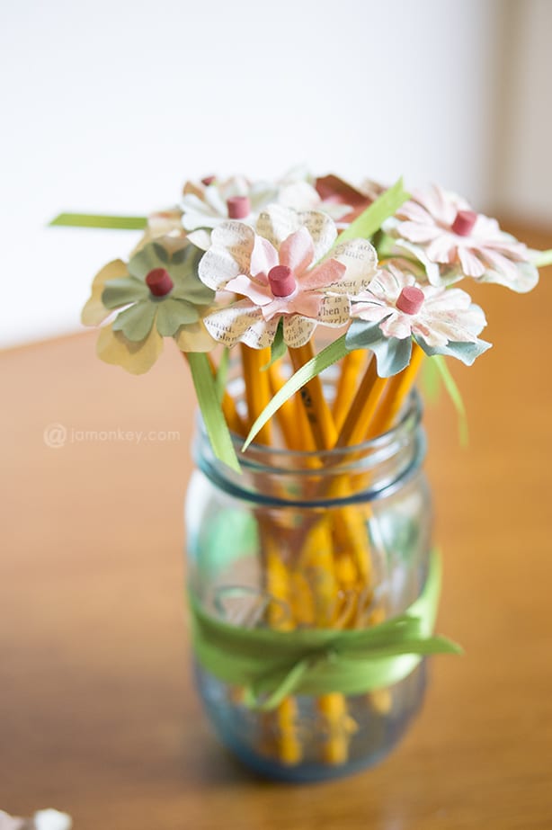 Pencil Flowers â€“ Teacher Gifts Project Pinterest