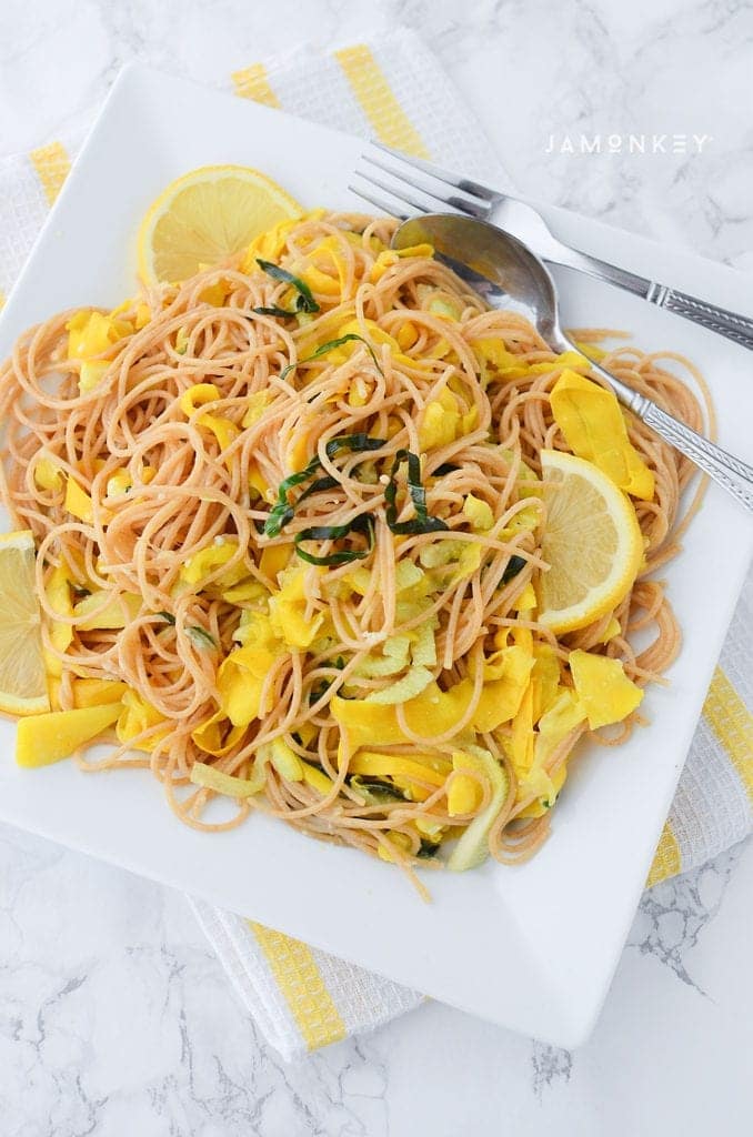 Lemon Garlic Spaghetti