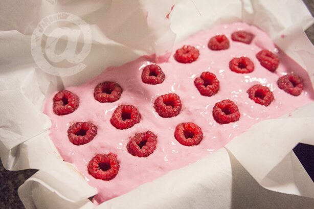 Raspberries - Ice Cream Cake