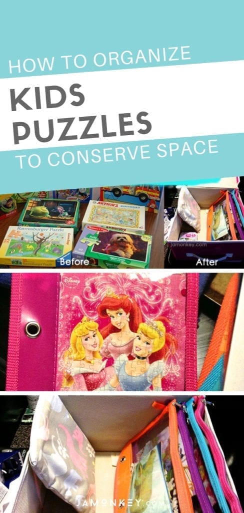 How Organize Kids Puzzles to Conserve Space