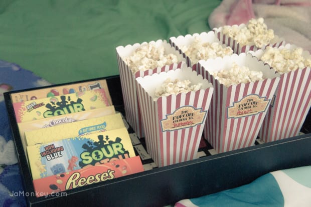 Unforgettable Movie Night and Golden Oreo Popcorn