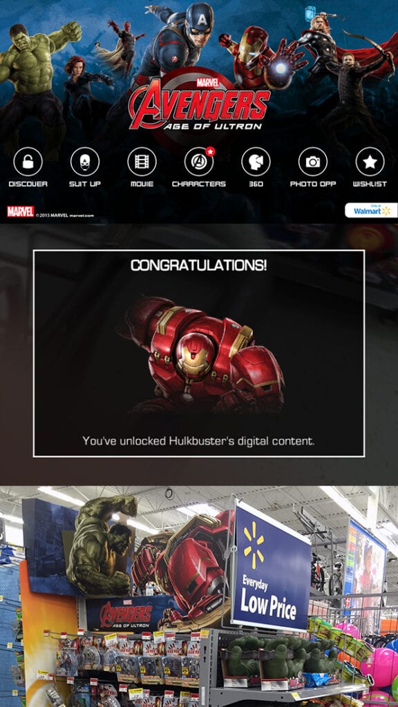 The Avengers: Age of Ultron app
