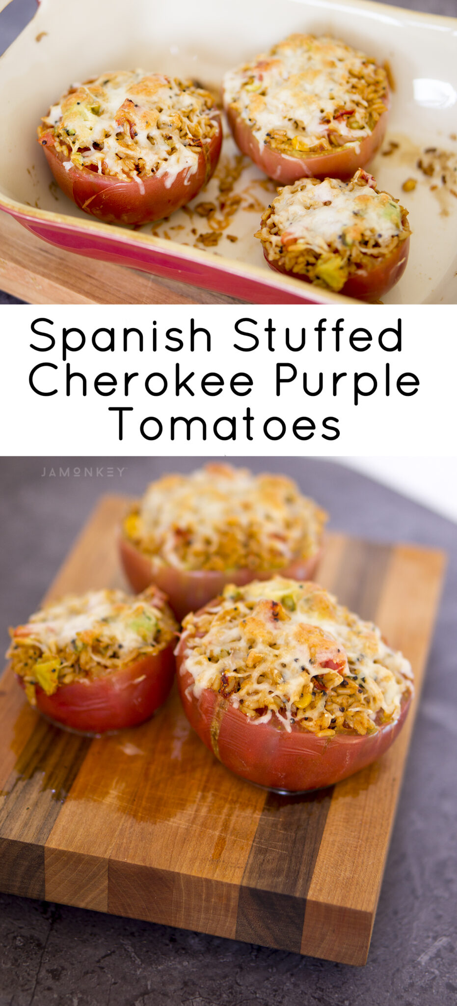 Spanish Stuff Cherokee Purple Tomatoes