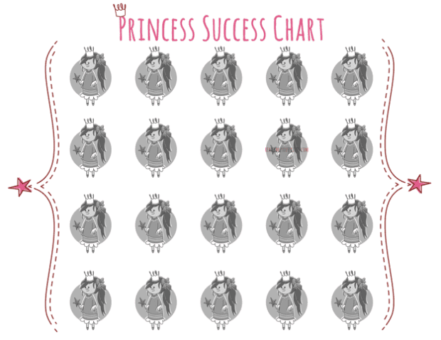 Princess Success Potty Chart Free Printable
