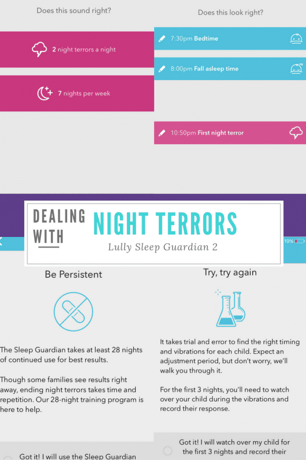 How to deal with night terrors