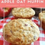 Healthy Apple Oat Muffins