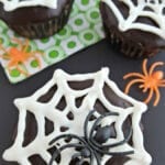 Chocolate Spider Cupcakes - Free Template Download