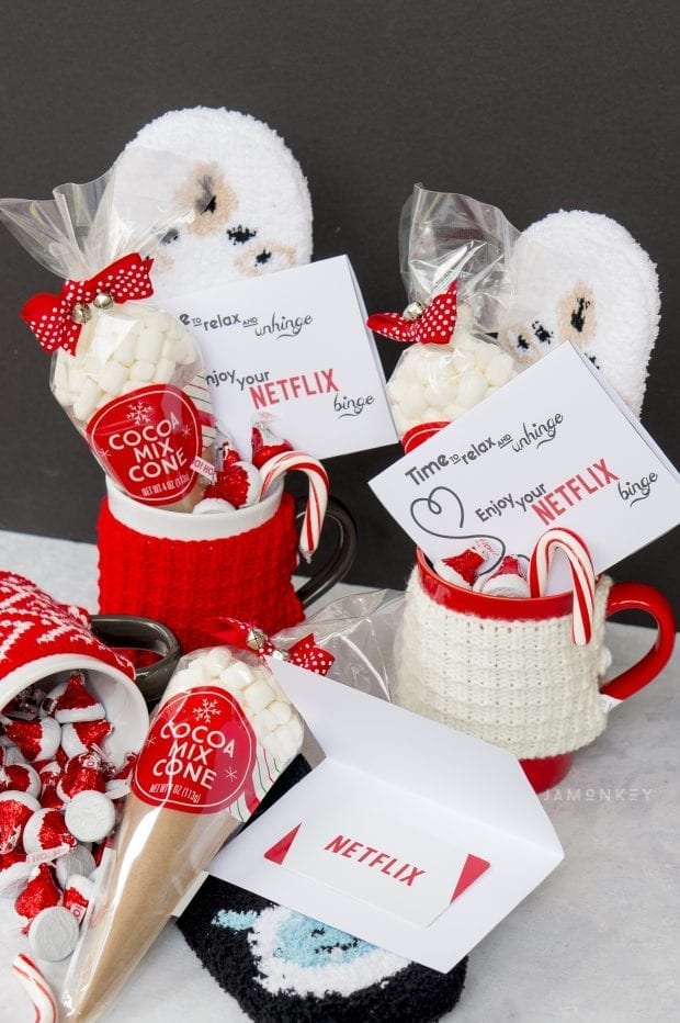 Merry Bingemas Teachers Gift - FREE Netflix Gift Card Printable