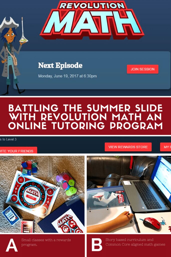 Battling the Summer Slide with Revolution Math an Online Tutoring Program