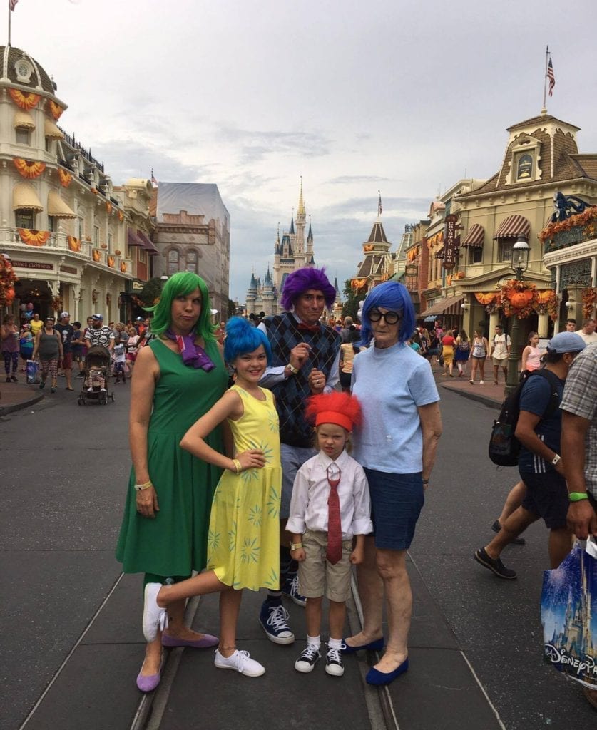 Inside Out Family Costume