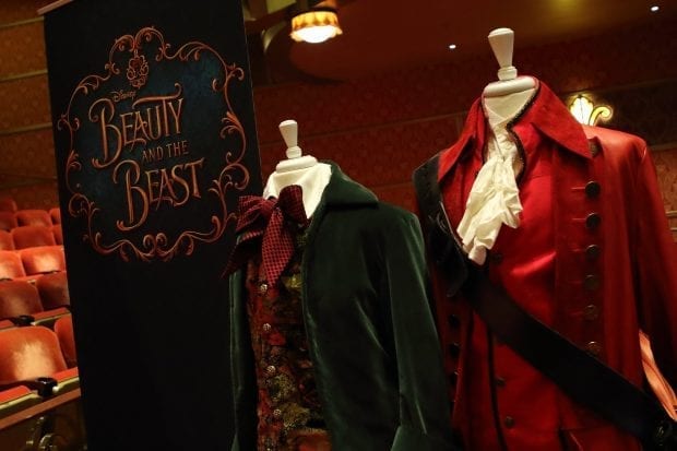 Beauty and the Beast costumes on the Disney Dream