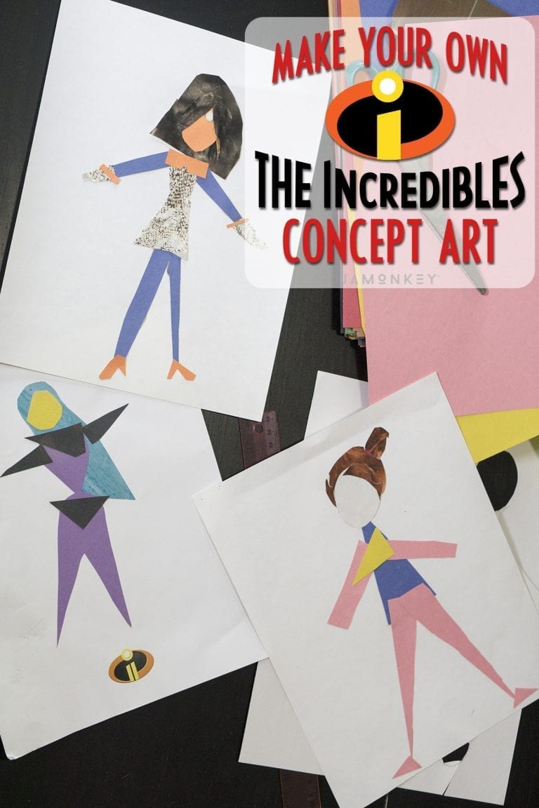 Create a Super – Make Your Own Pixar Incredibles Concept Art