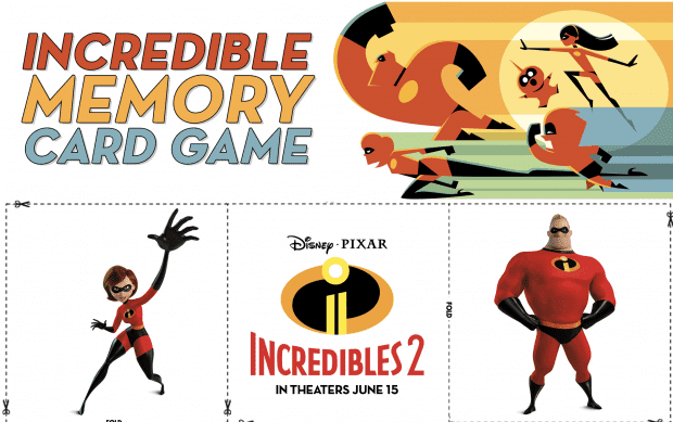 Incredibles 2 Memory Game