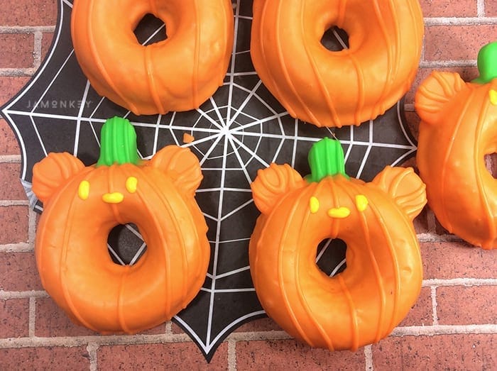 Mickey Mouse Pumpkin Donuts