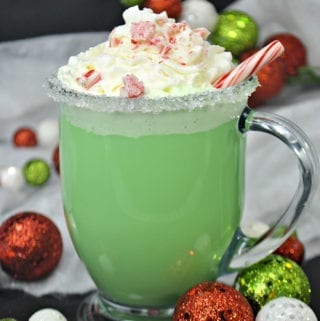 The Grinch Mint Hot Chocolate