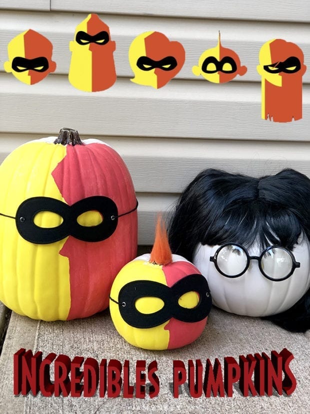 DIY Incredibles Pumpkins