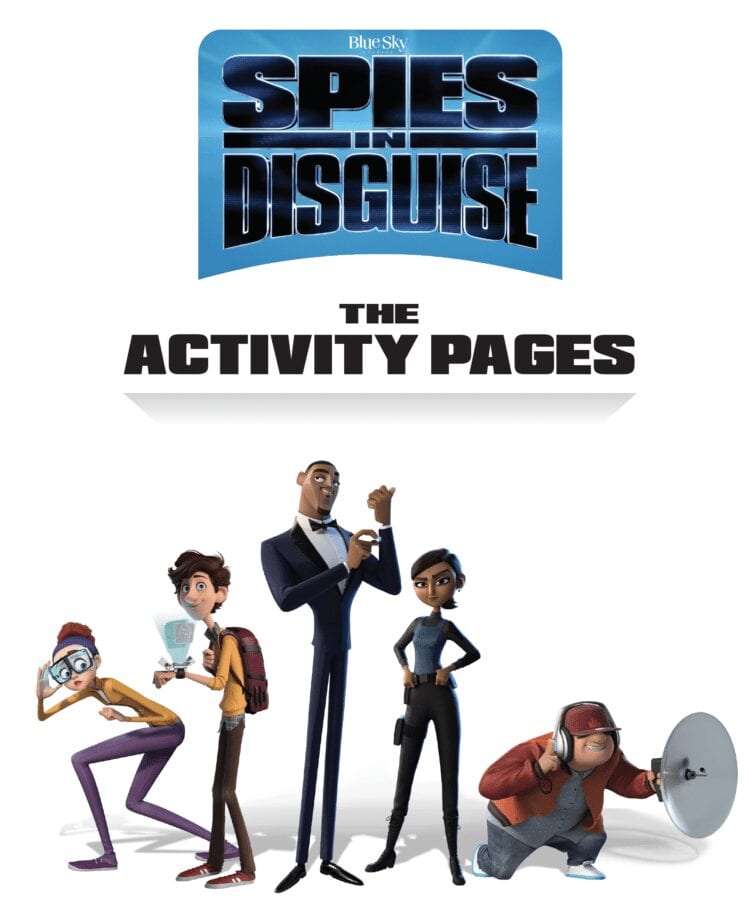 Spies in Disguise printables