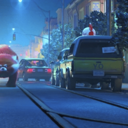 Pizza Planet Truck Turning Red Easter Egg