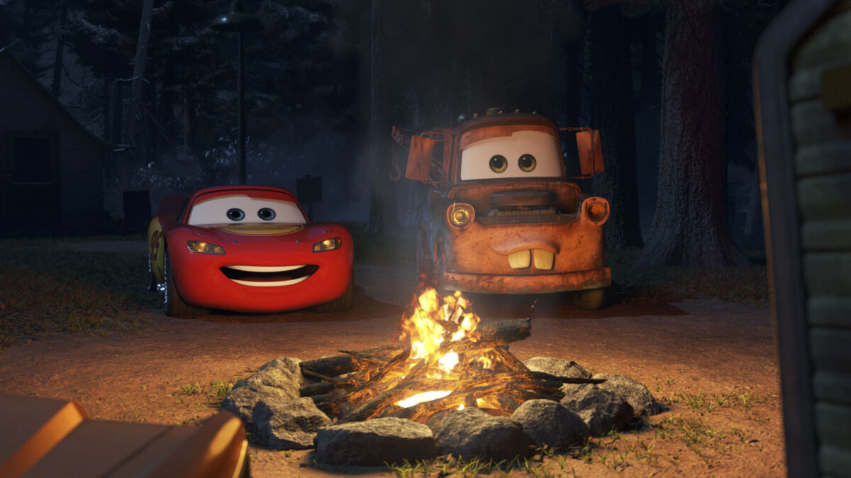 CARS ON THE ROAD Lightning McQueen and Mater